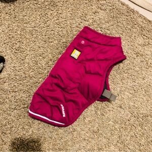 Ruffwear larkspur purple Dog Jacket Quinzee Insulated puffy vest XXS